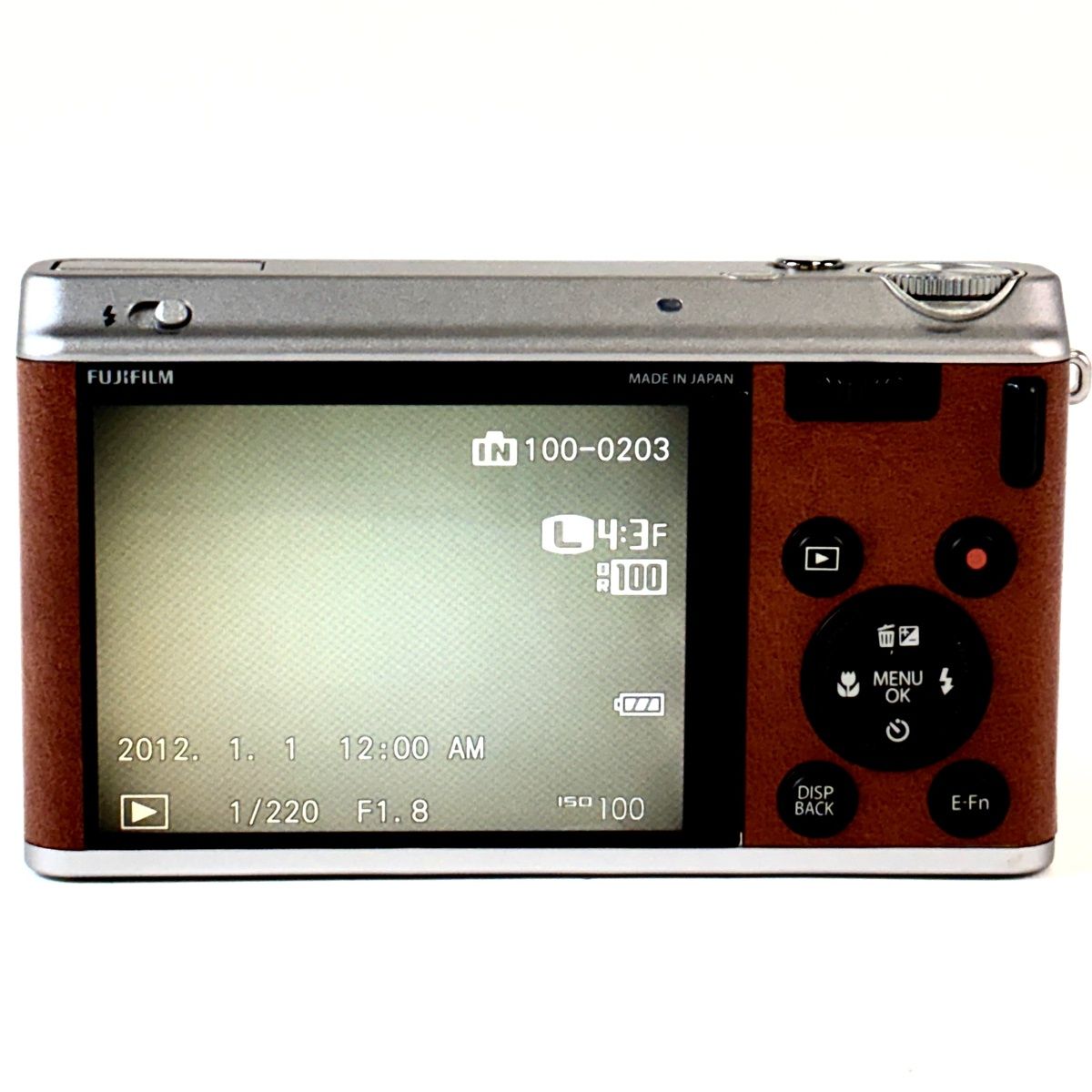 富士フイルム FUJIFILM XF1 ブラウン コンパクトデジタルカメラ 【中古