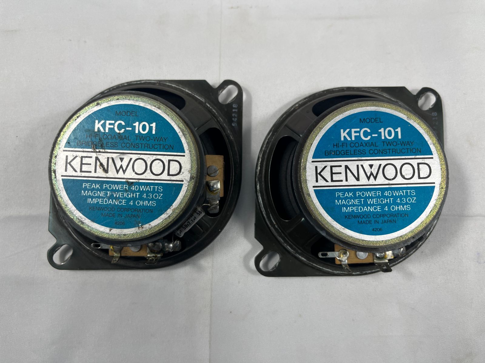 み出品 KENWOOD カーオーディオ スピーカー KFC-101 経年ジャンク品 【公式通販】