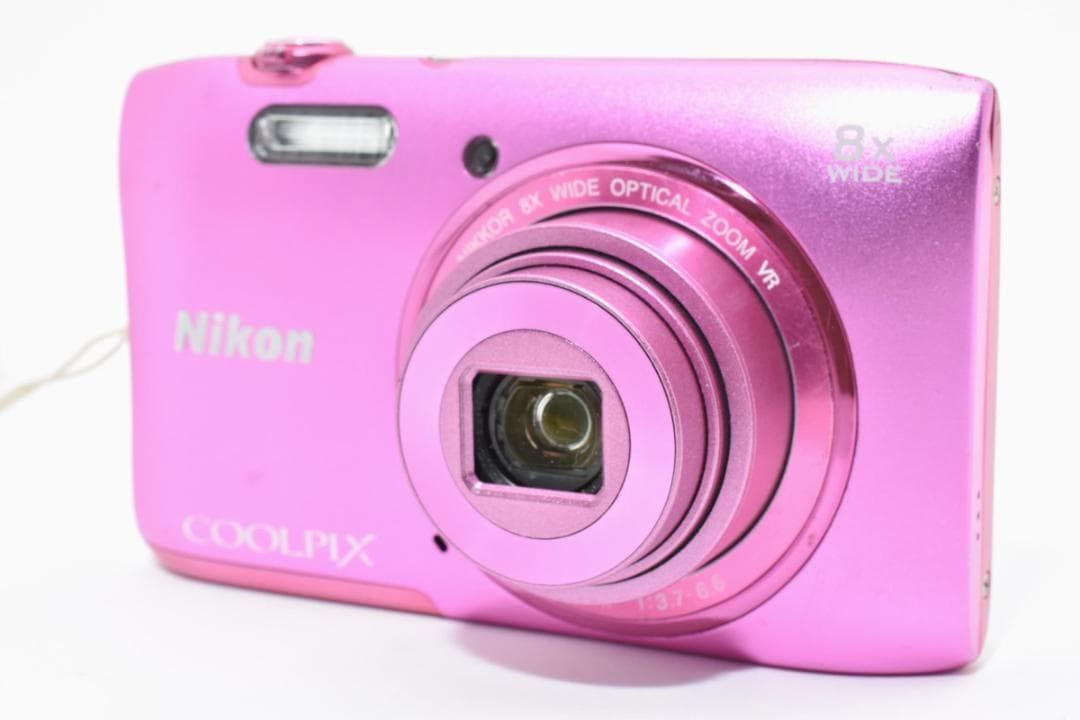 55】Nikon ニコン COOLPIX S3600 クールピクス ピンク デジタルカメラ