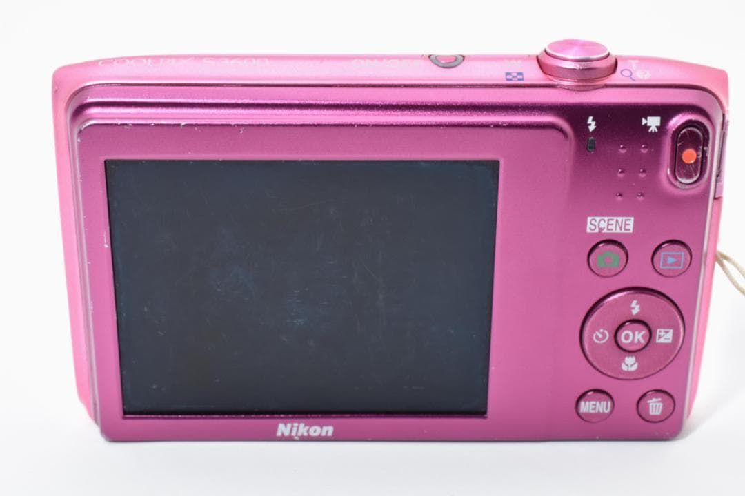 55】Nikon ニコン COOLPIX S3600 クールピクス ピンク デジタルカメラ