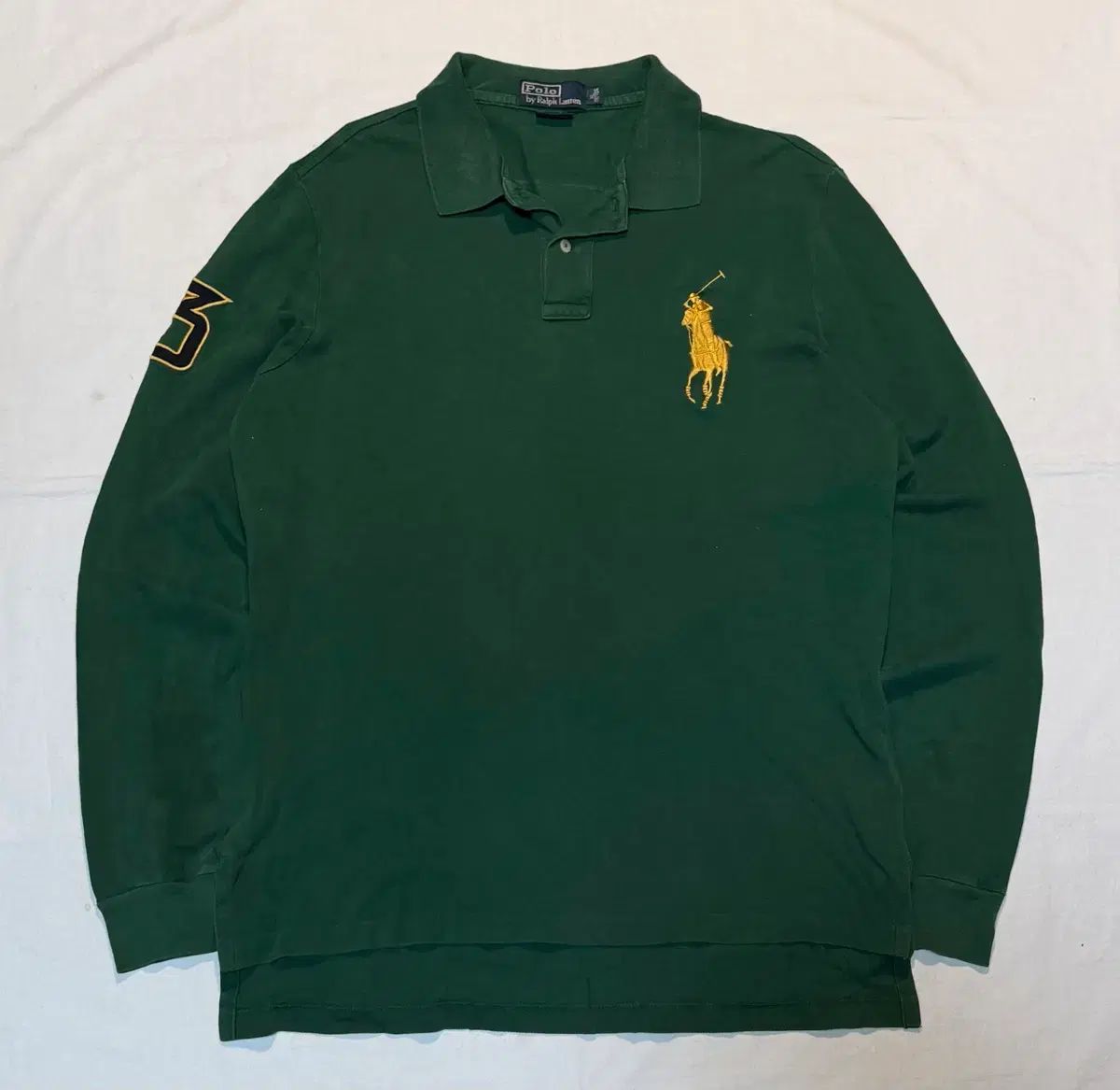 購入 証明 書 ポロラルフローレン ビックポニー カラーTシャツ ロング 