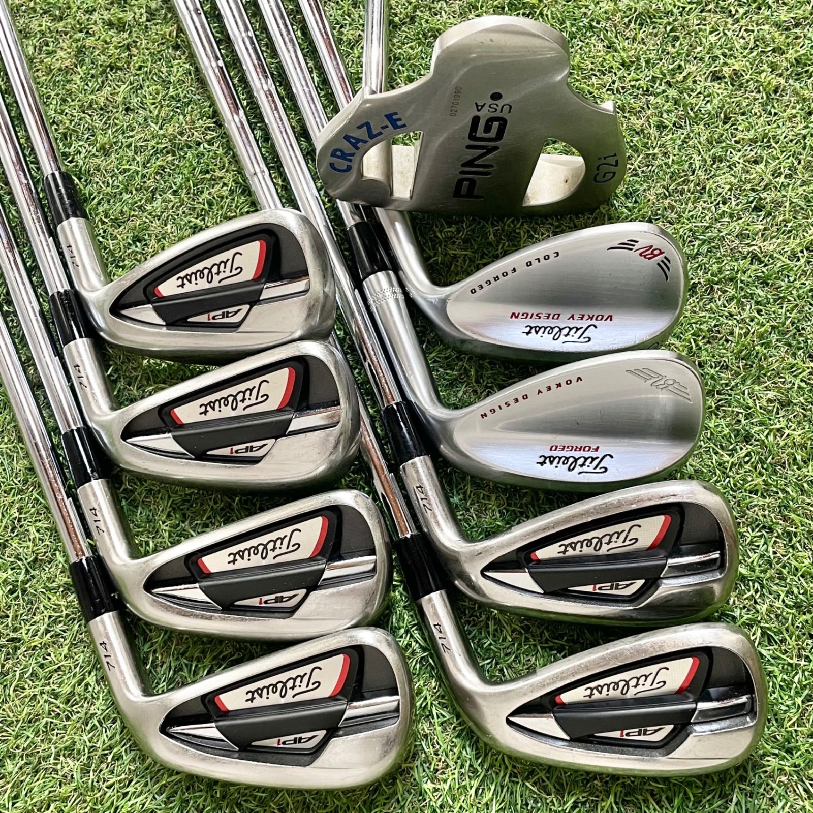 Titleist 915D2 AP1 714 タイトリスト ゴルフクラブセット メンズ S 12 