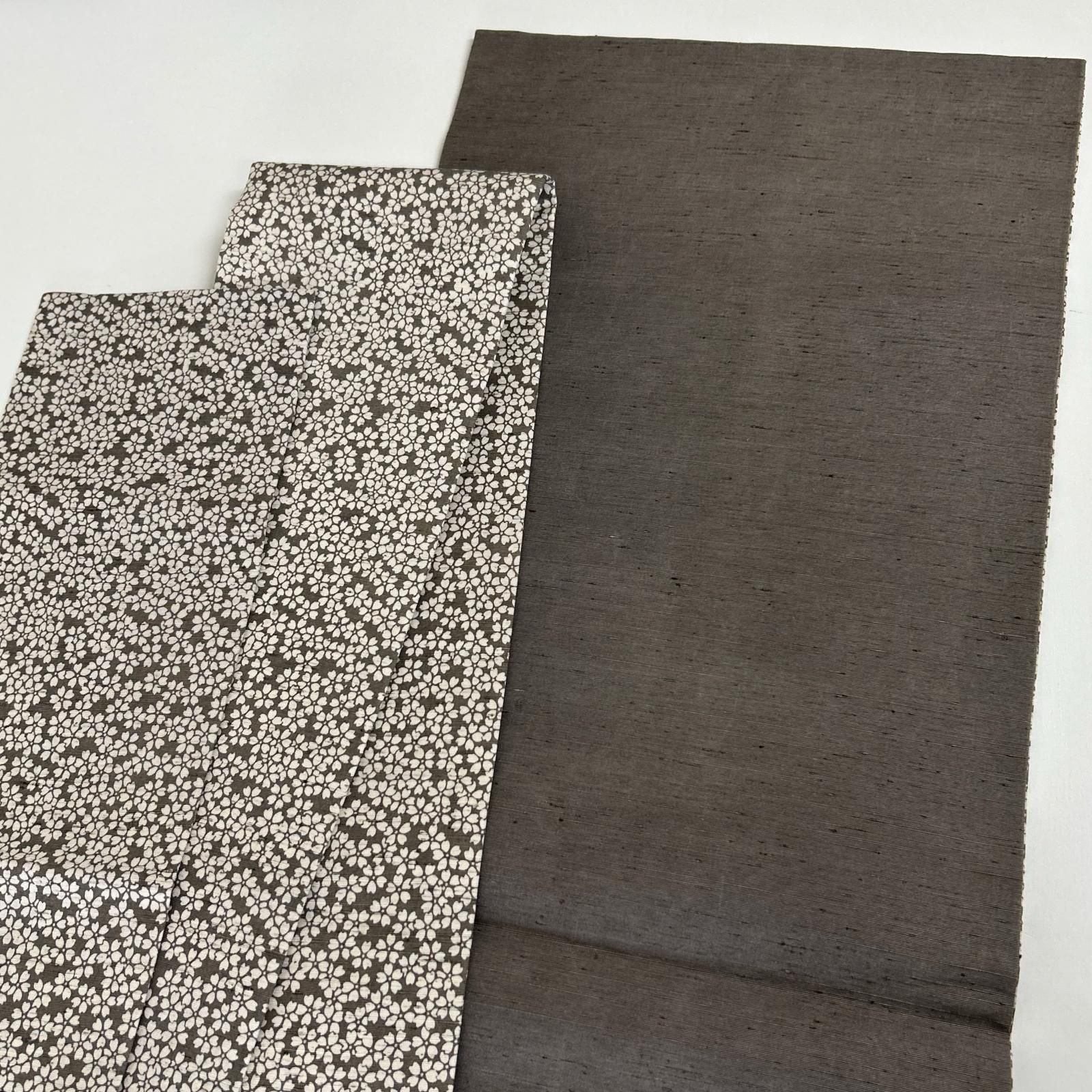 名古屋帯 正絹 紬 作家物 文字 粋な染め 九寸 MA-4543 - メルカリ