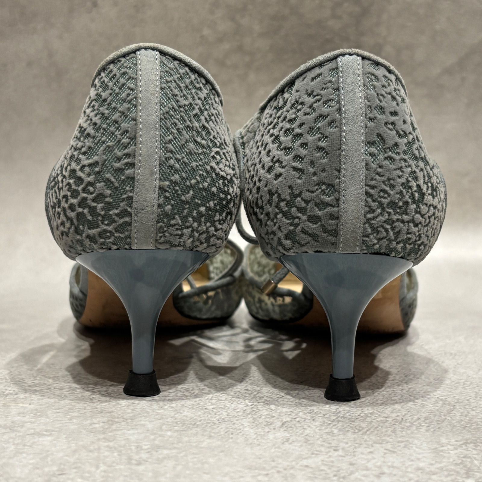 JIMMY CHOO ジミーチュウ パンプス レース チュール ポインテッドトゥ 