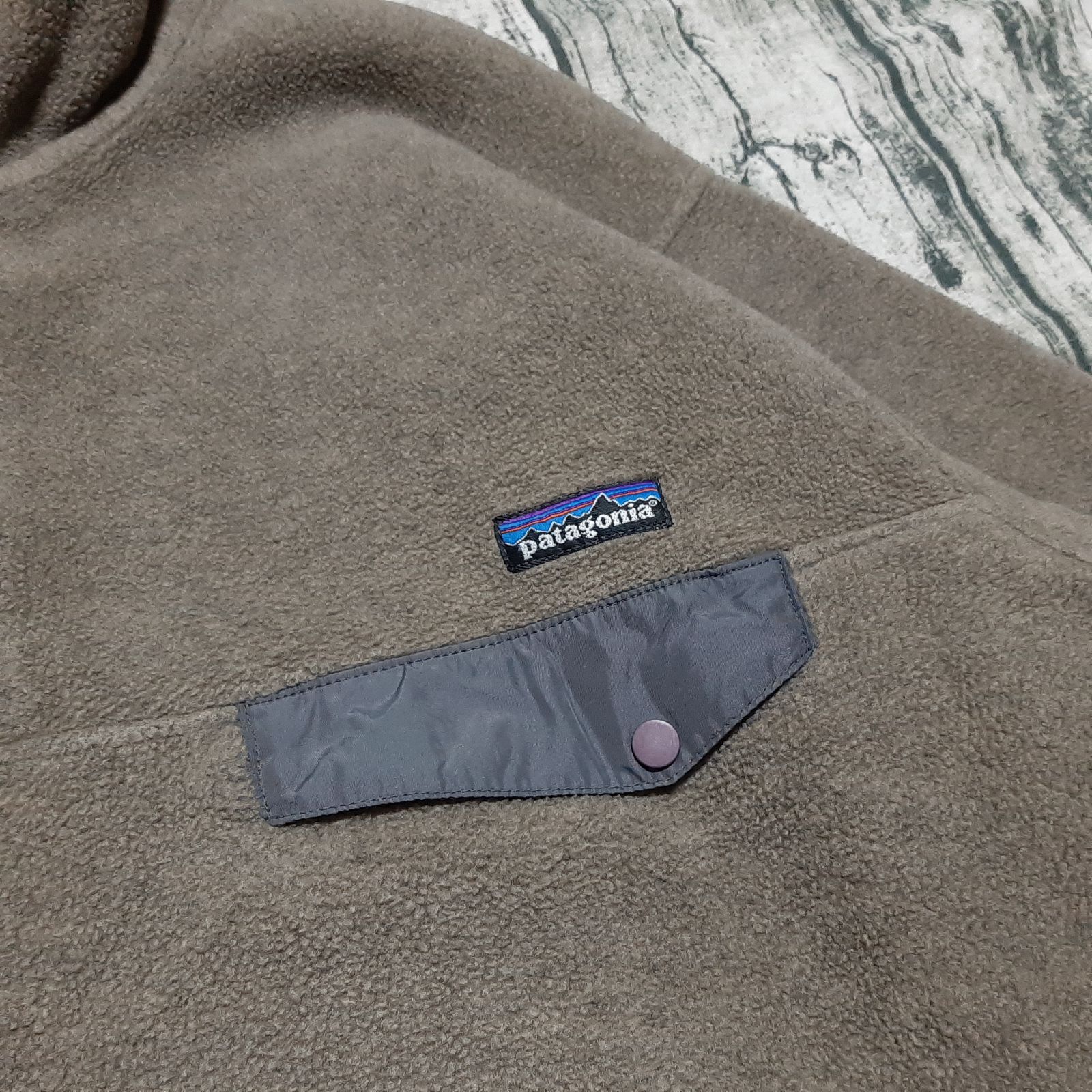 size M】98年 patagonia シンチラ スナップT パタゴニア グレー 