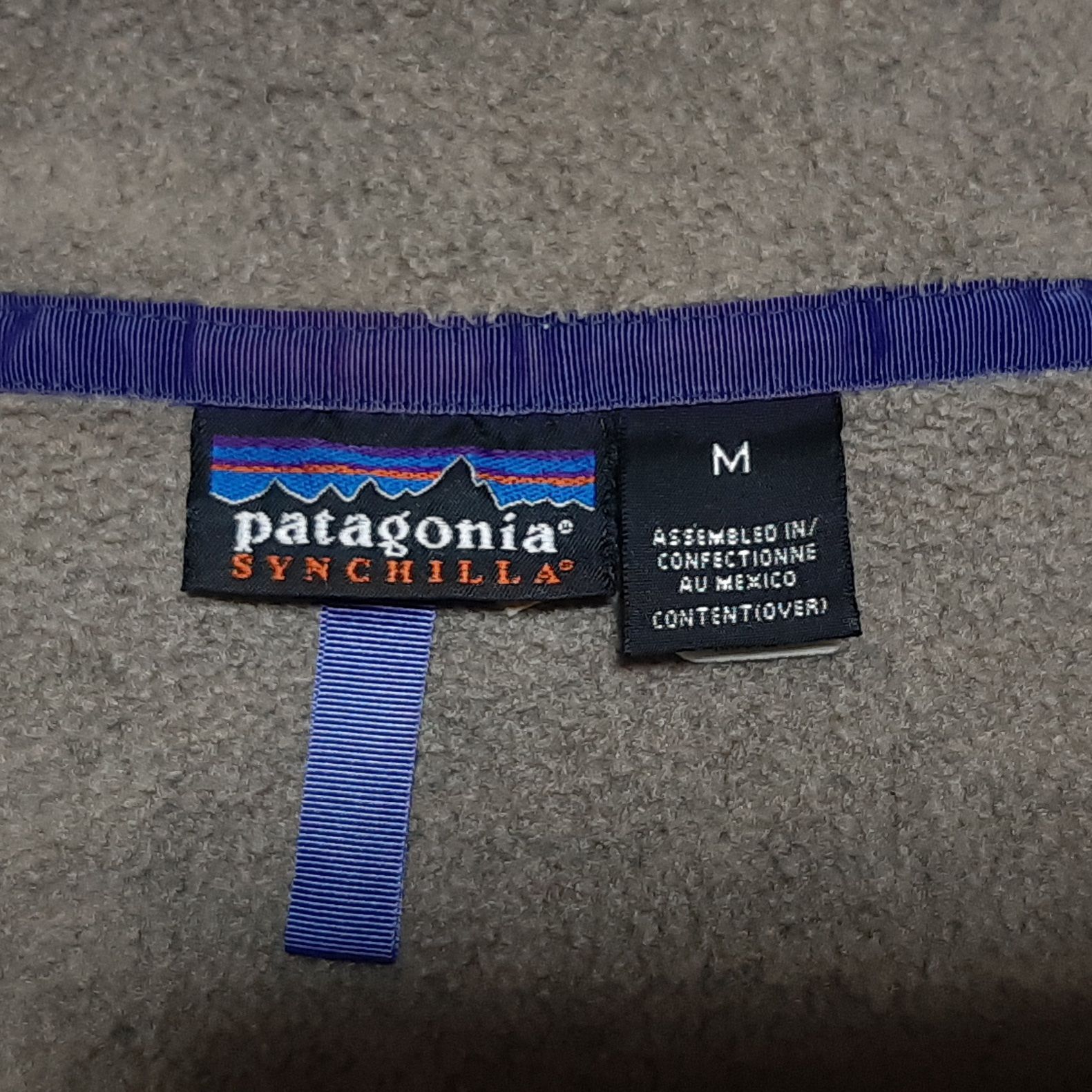 size M】98年 patagonia シンチラ スナップT パタゴニア グレー 