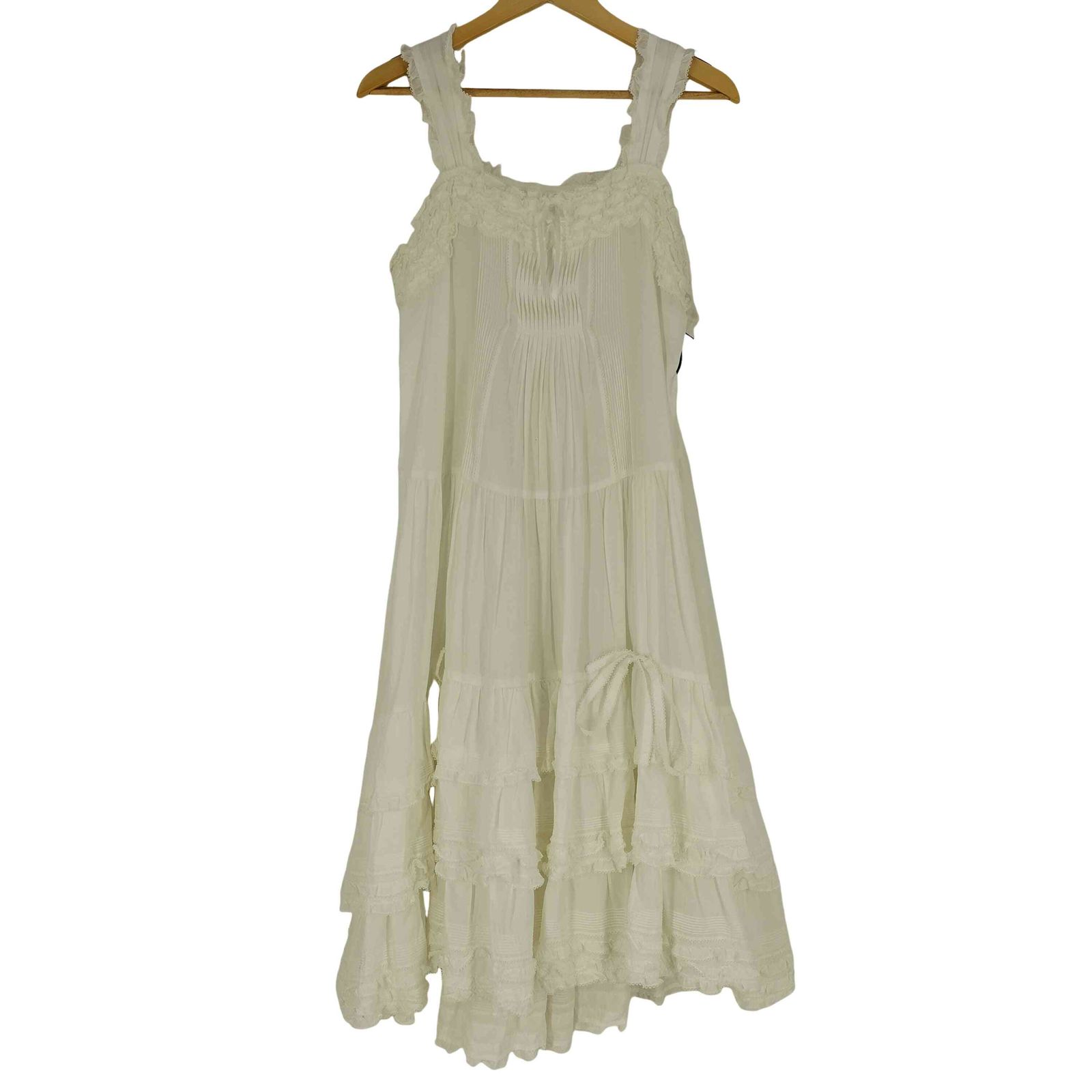 ピンクハウス PINK HOUSE 21ss ローンフリルキャミワンピース