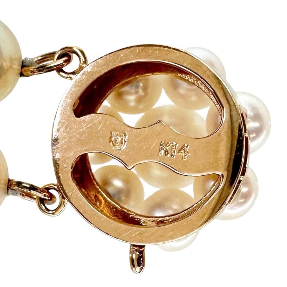 TASAKI/タサキ】2連デザイン アコヤ真珠4～6.5mm ブレスレット K14