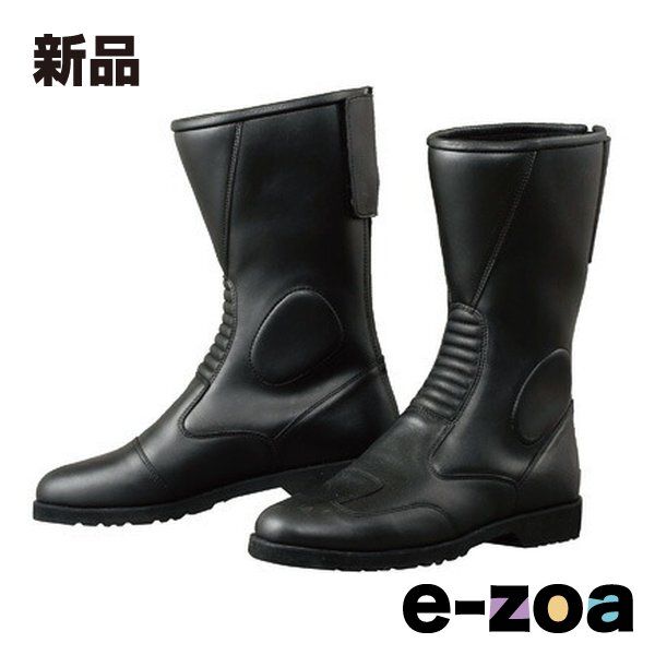 KOMINE コミネ K202 BACK ZIPPER BOOTS BLK 27.5 05-114/BK/27.5