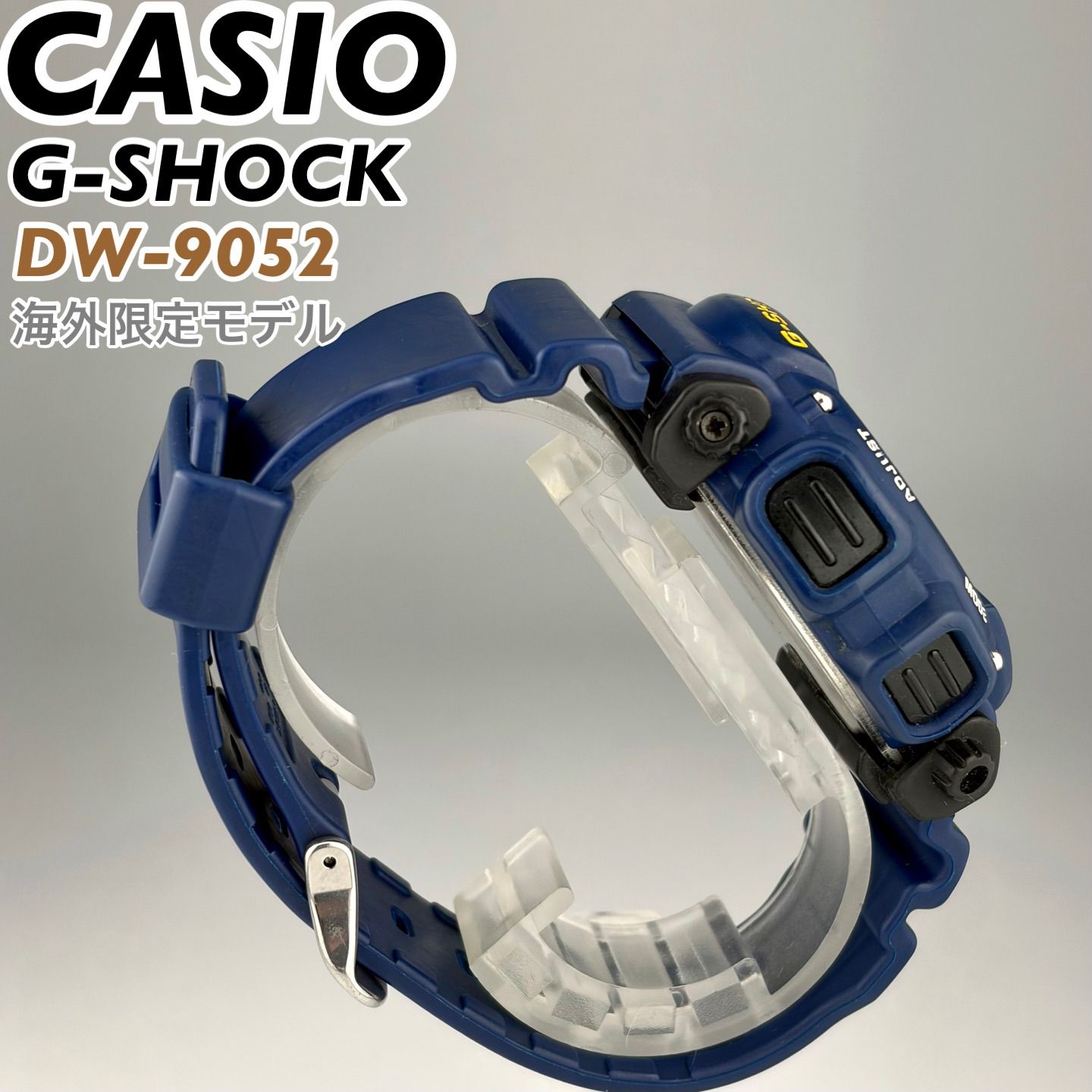 海外モデル] CASIO G-SHOCK DW-9052 メンズ ネイビーカラー 新品電池 