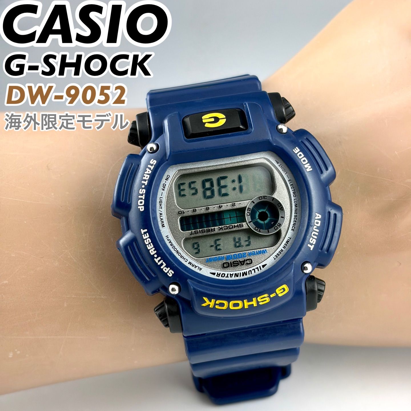 海外モデル] CASIO G-SHOCK DW-9052 メンズ ネイビーカラー 新品電池 