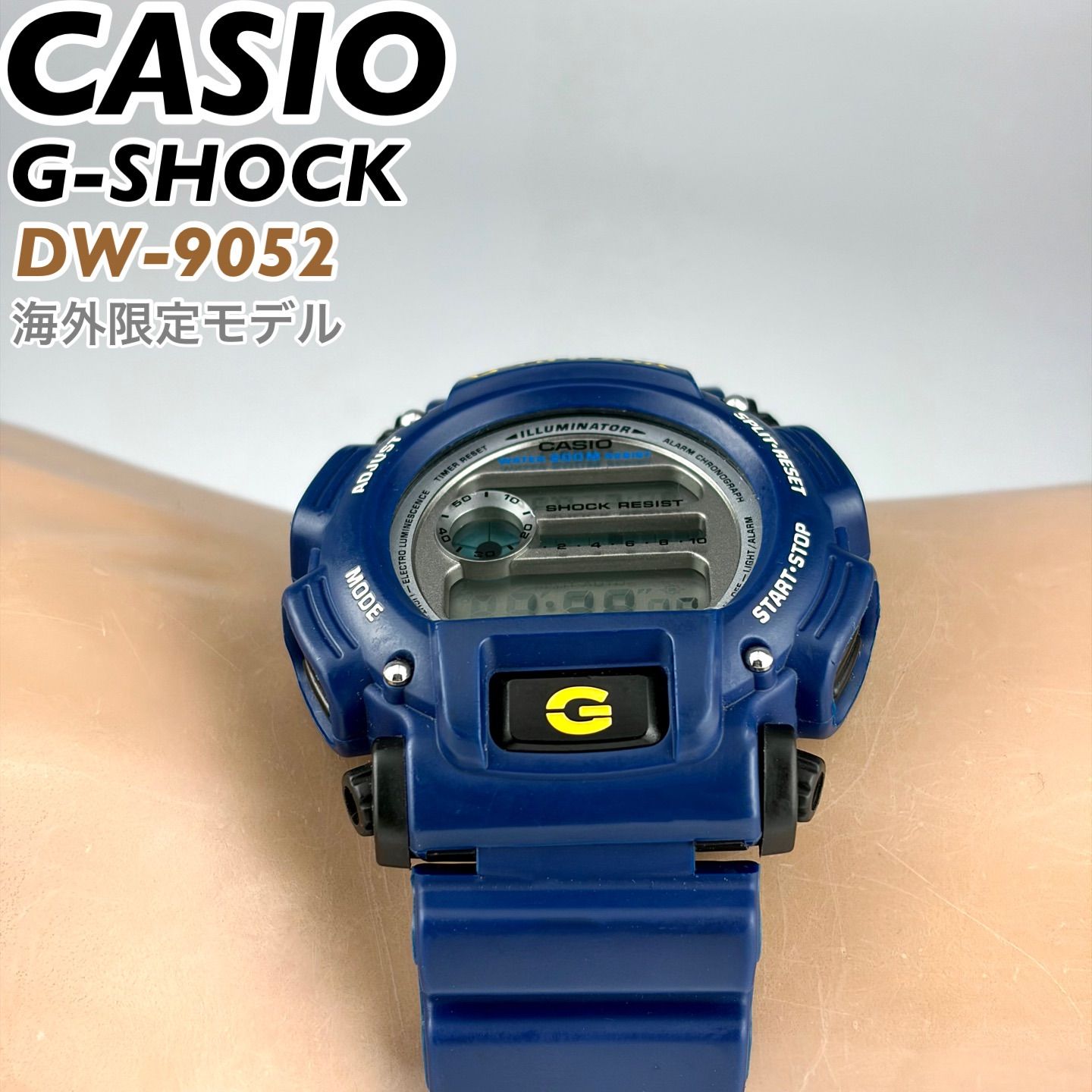 海外モデル] CASIO G-SHOCK DW-9052 メンズ ネイビーカラー 新品電池 