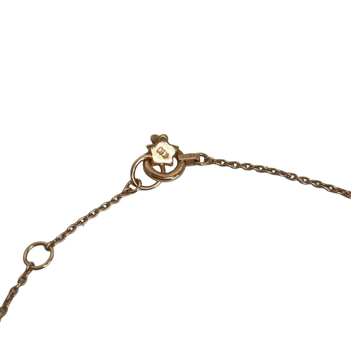 STAR JEWELRY(スタージュエリー) ブレスレット美品 - K10PG×クリア 