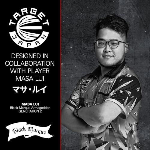  Target Japan ターゲットジャパン BLACK MARQUE LITE ARMAGEDDON GEN 2 90% SP STEEL TIP DARTS マサ ルイモデル | 90% タングステン K-Flex スティールチップダーツセット 2 囲碁 ダーツ パズル ボードゲーム