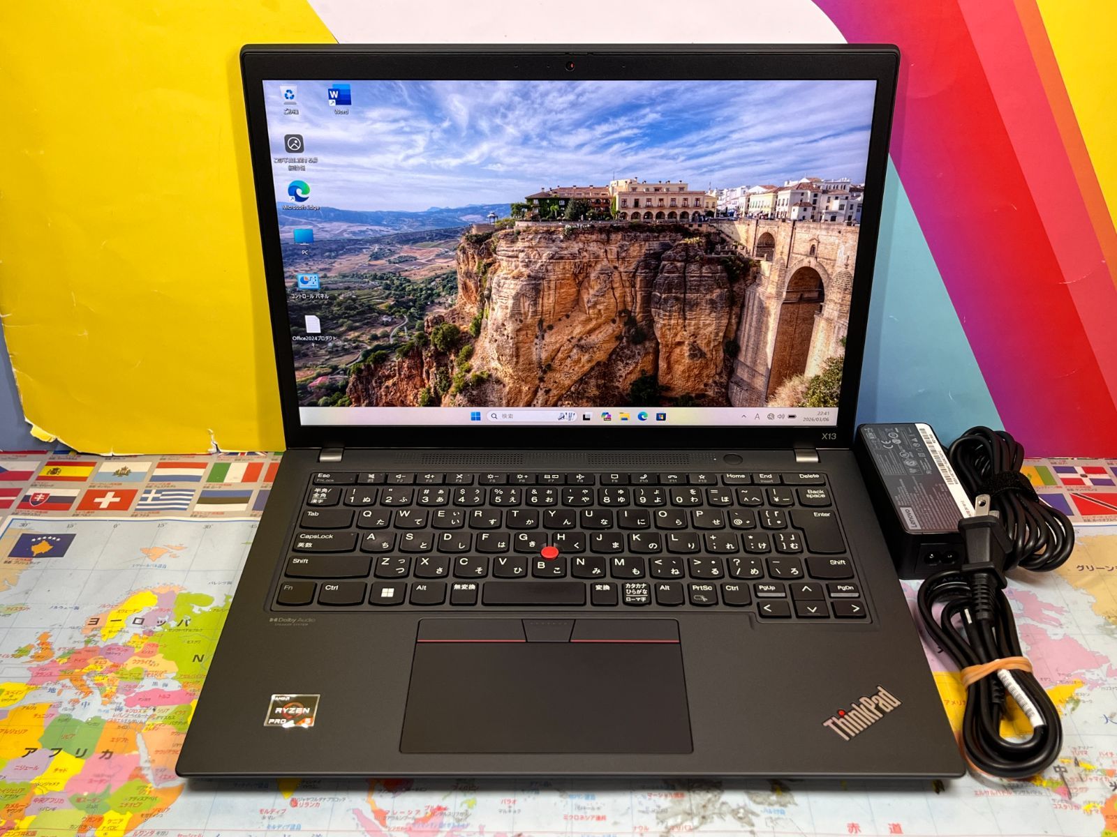 極美品 Lenovo X13 Gen3 16GB Ryzen5Pro SSD - メルカリ