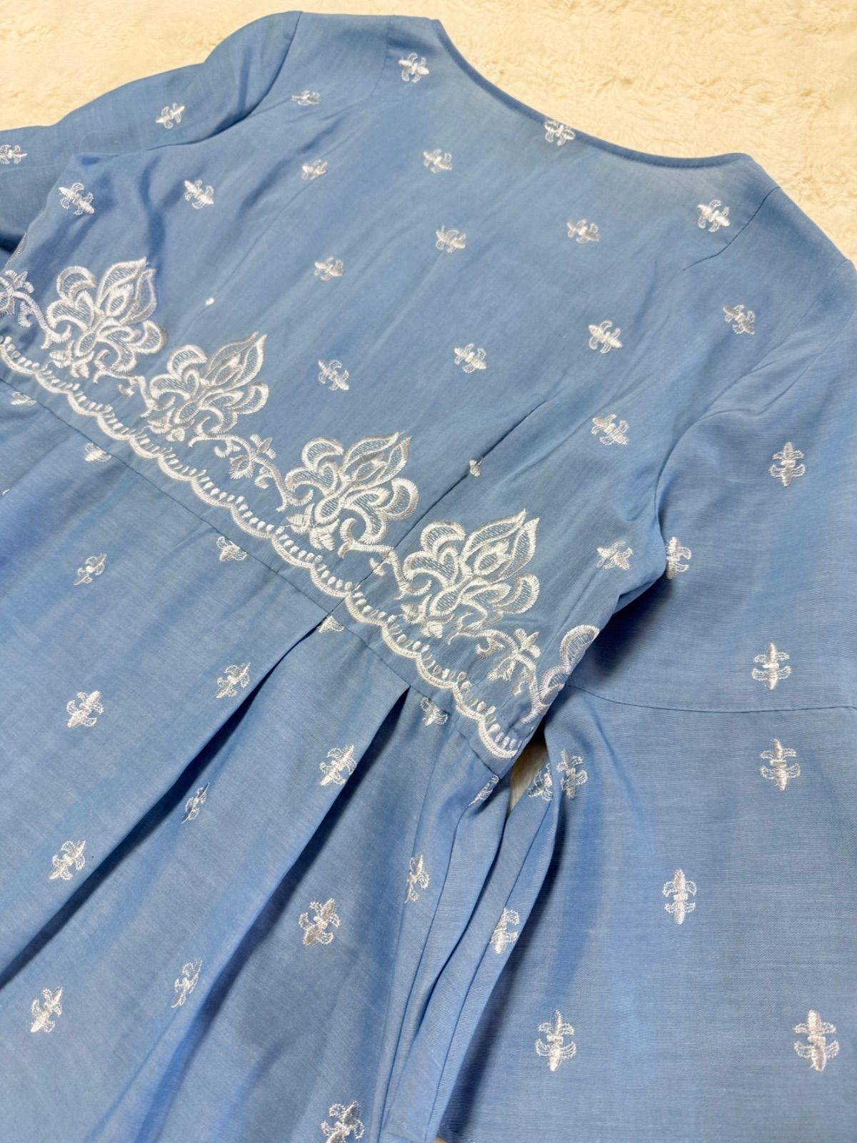 レリアン50周年記念 NEMIKA 刺繍ワンピース 天海祐希着用モデル ロング
