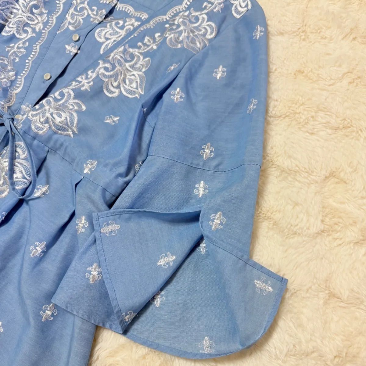 レリアン50周年記念 NEMIKA 刺繍ワンピース 天海祐希着用モデル ロング