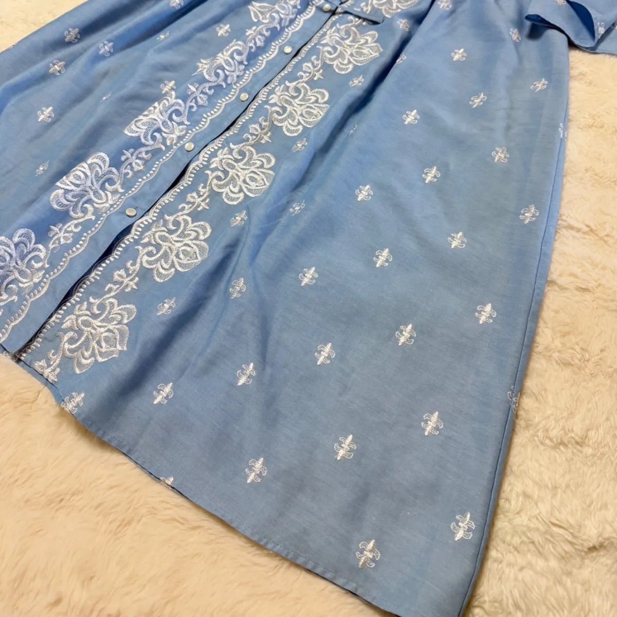 レリアン50周年記念 NEMIKA 刺繍ワンピース 天海祐希着用モデル ロング