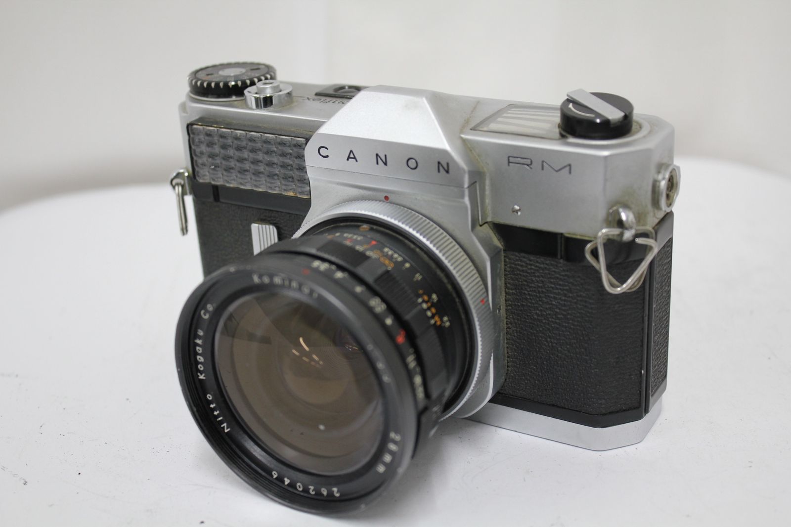 【返品保証】 キャノン Canon Canon flex RM Kaminar 28mm F3.5 ボディレンズセット e5751