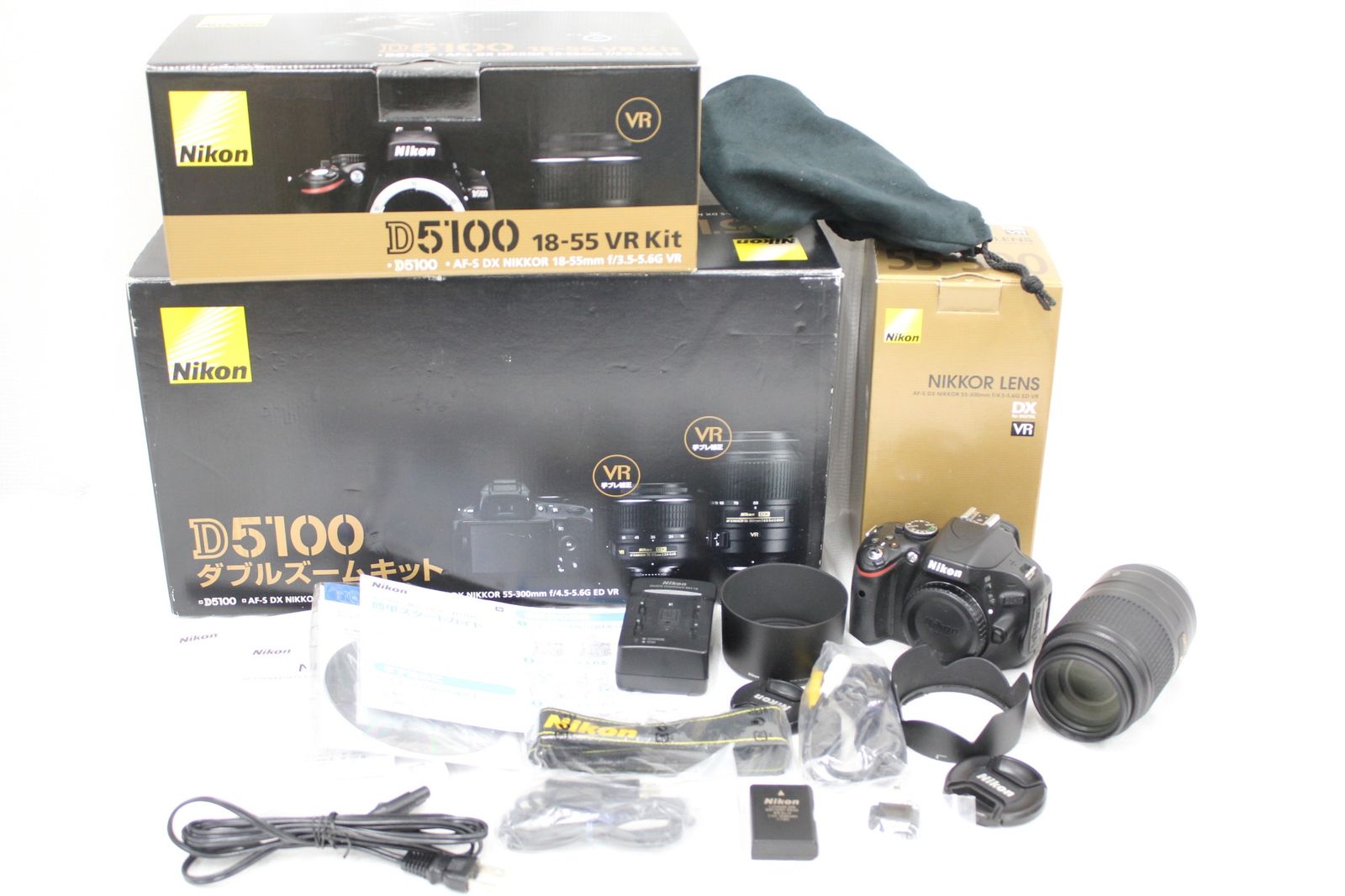 【動作品】Nikon D5100 デジタル一眼レフ　シャッター回数　1154 返品保証】 【シャッター回数10003回】ニコン Nikon D5100 AF-S NIKKOR