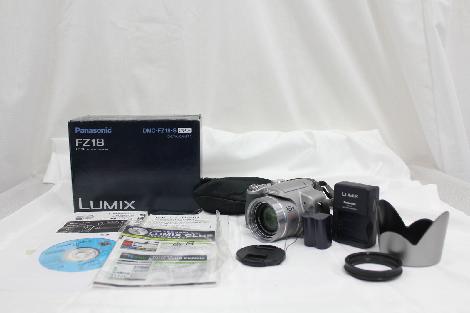 返品保証】 【元箱付き】パナソニック Panasonic LUMIX DMC-FZ18-S 18x 