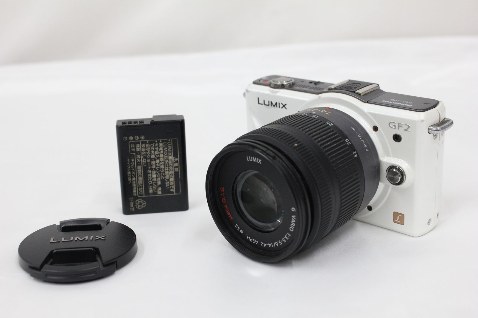 【極上美品・返品保証】Panasonic LUMIX DMC-GF2 返品保証】 パナソニック Panasonic Lumix DMC-GF2 Lumix G VARIO 14