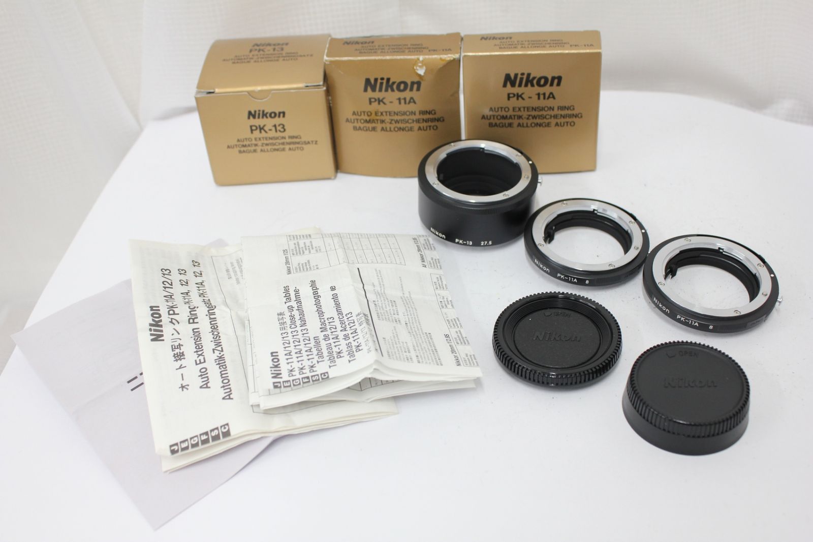 Nikon　オートエクステンションリング 未使用】 ニコン Nikon PK-11A ×2個 + PK-13 オートエクステンション