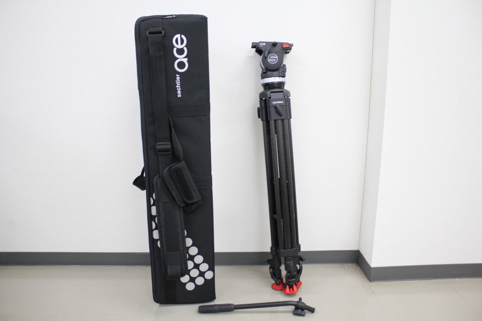 返品保証】 Sachtler アルミ3段ビデオ三脚 システムACE L 75/2D MS 