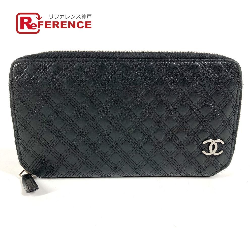 CHANEL シャネル 長財布 ロゴ CC ココマーク キルティング マトラッセ
