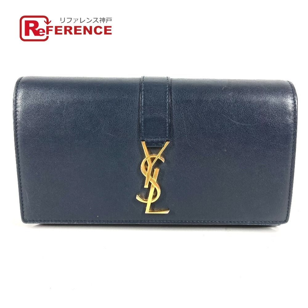 SAINT LAURENT PARIS サンローランパリ 長財布 ロゴ 414567 レザー