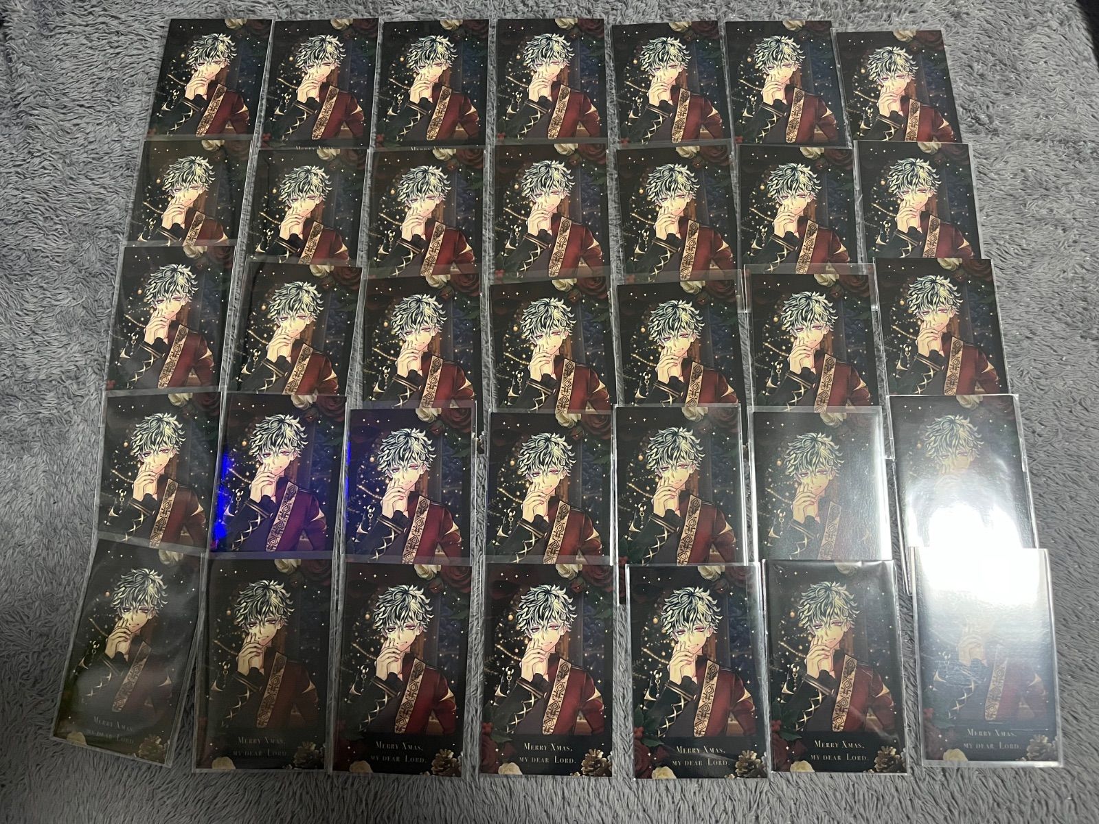 悪魔執事と黒い猫 あくねこ クリスマス チェキ風カード ハナマル 35枚