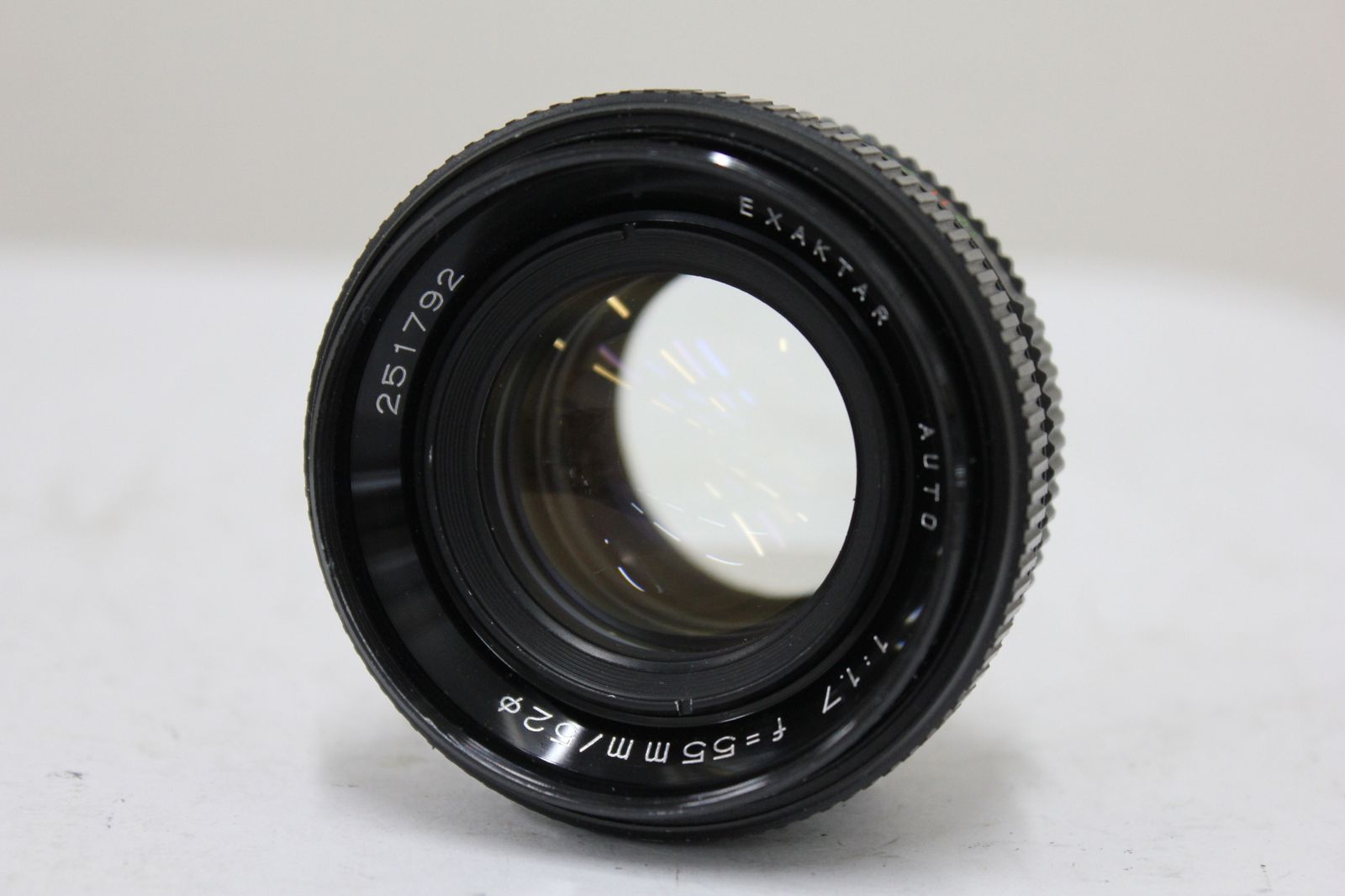 カメラ 【返品保証】 EXAKTAR AUTO 55mm F1.7 M42マウント レンズ e4246