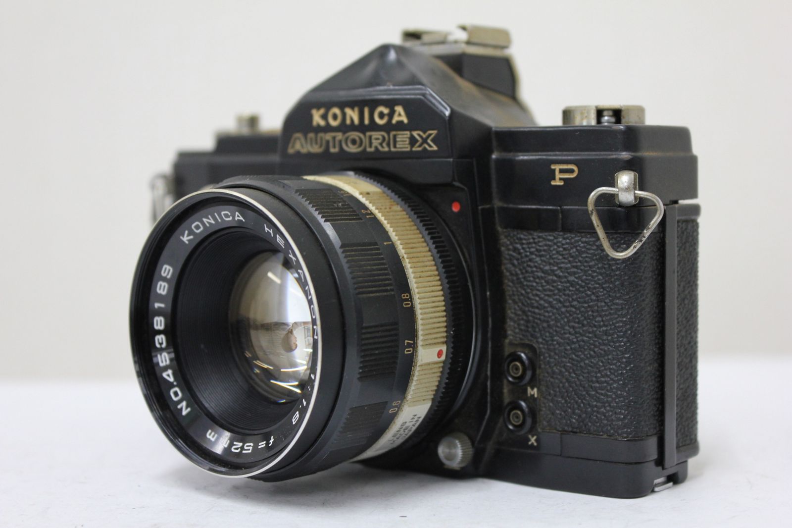 コニカ KONICA AUTOREX HEXANON 52mm F/1.8 返品保証】 コニカ KONICA AUTOREX P ブラック HEXANON 52mm F1.8