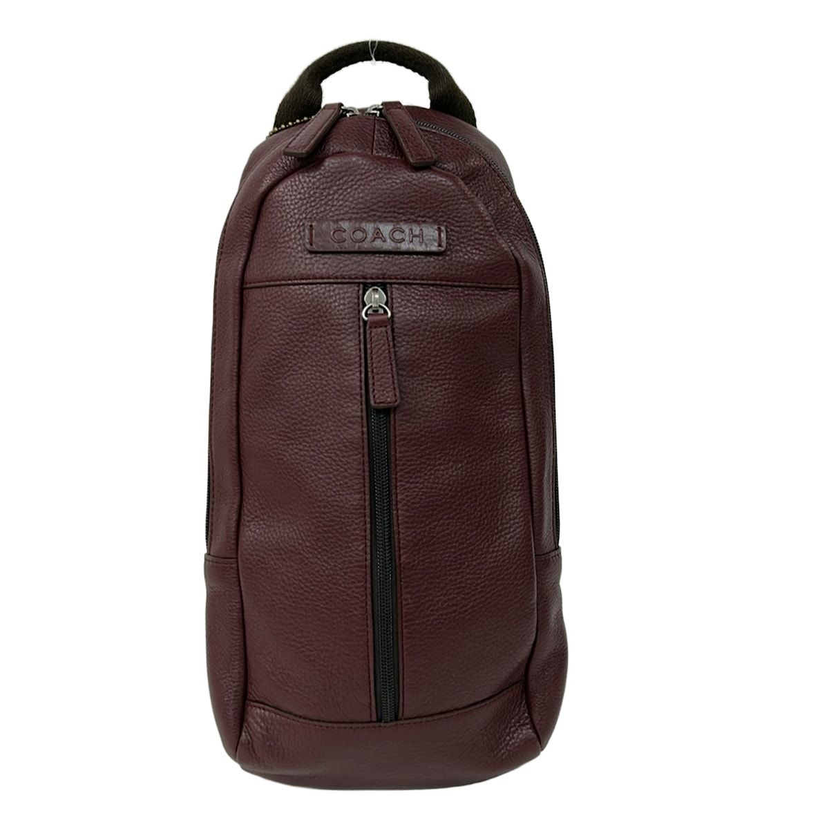 1円 COACH コーチ F70691 レザー ショルダーバッグ クロスボディバッグ 