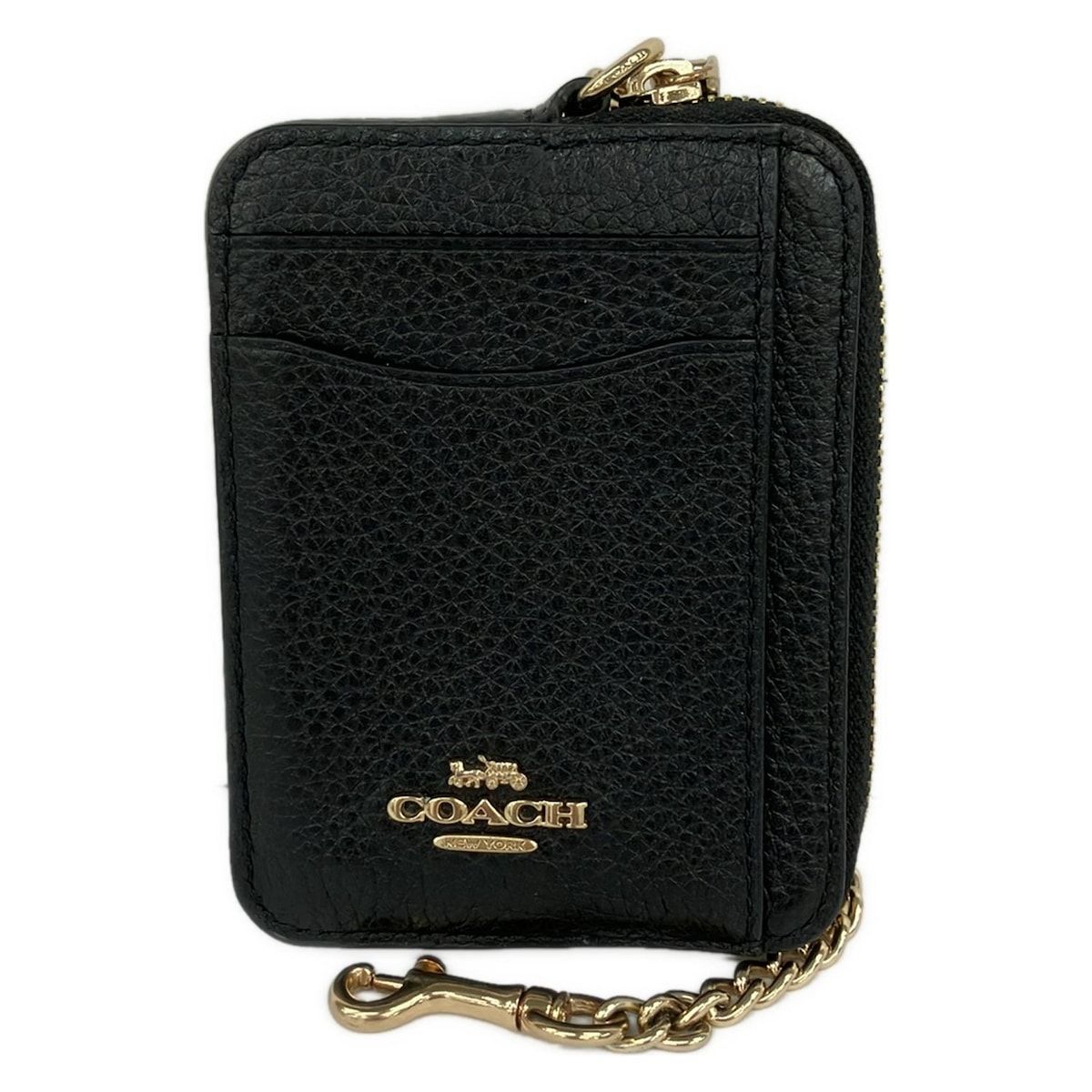 COACH(コーチ) コインケース - 6303 黒 レザー - メルカリ