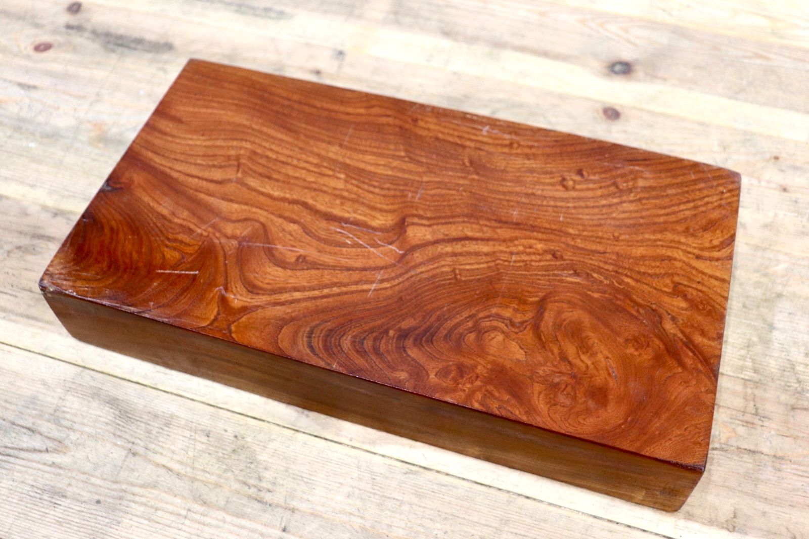 GMIH475D〇天然木 一枚板 花台 無垢材 耳付き 飾り台 盆栽台 置物台