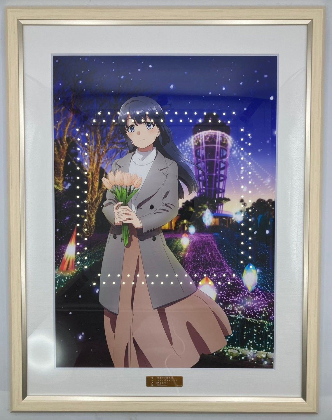 キャラファイングラフ 【A3】 牧之原翔子 大学生 青春ブタ野郎は