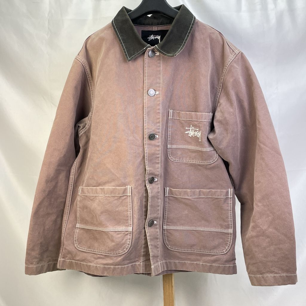 01w-6324 ステューシー STUSSY Brushed Moleskin Chore JACKET