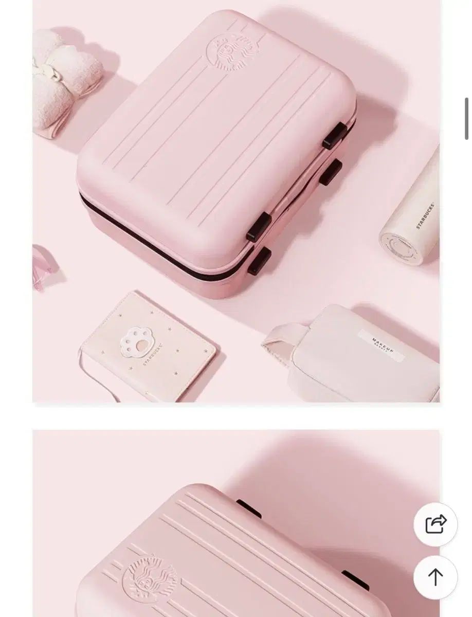 スターバックス サマー ミニキャリーケース ピンク キャリアー バッグ