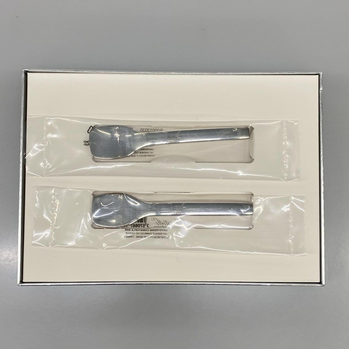 Christofle(クリストフル) スプーン&フォーク新品同様 シルバー アイス