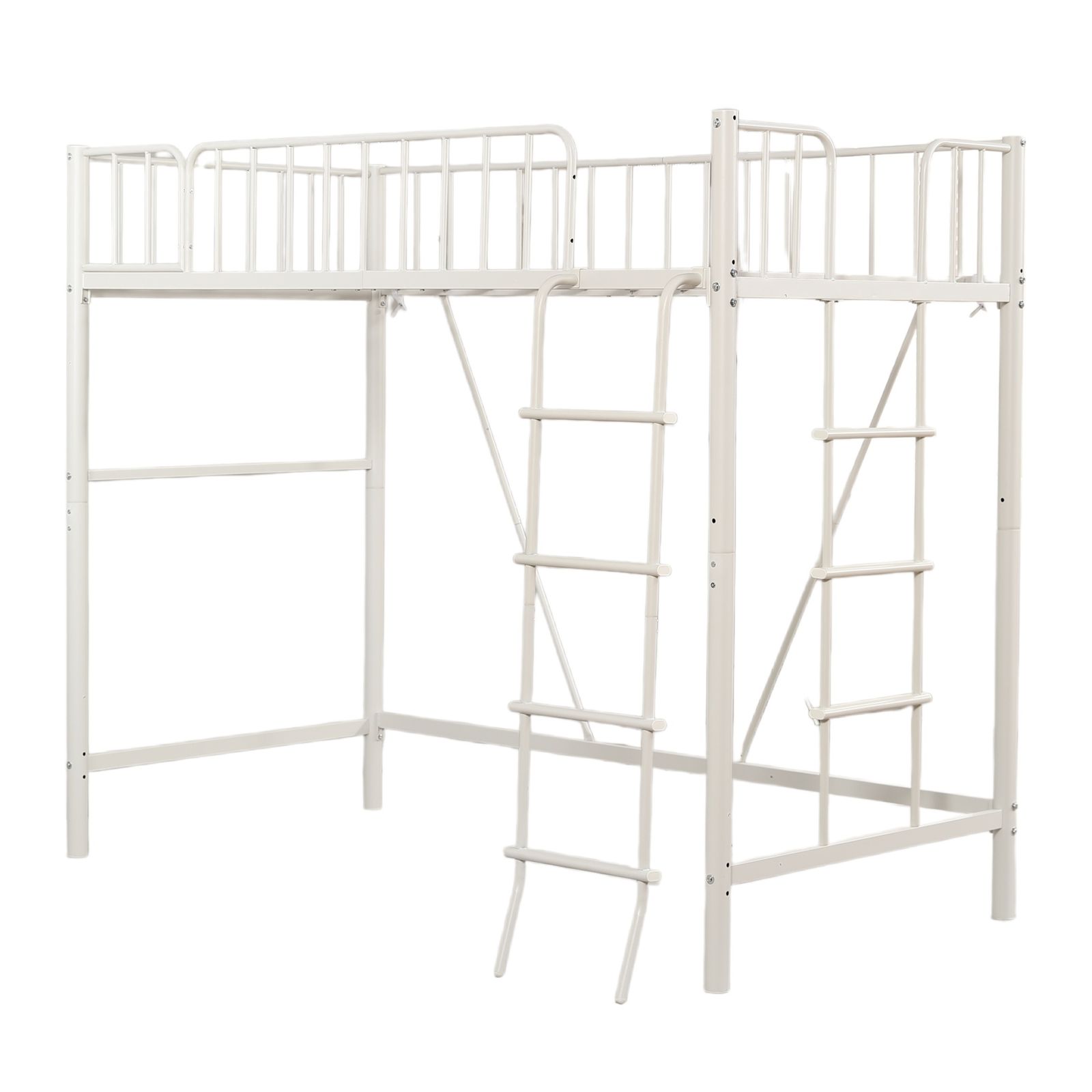 新入荷」全新品 【高さ170cm】ロフトベッド パイプベッド シングル 耐