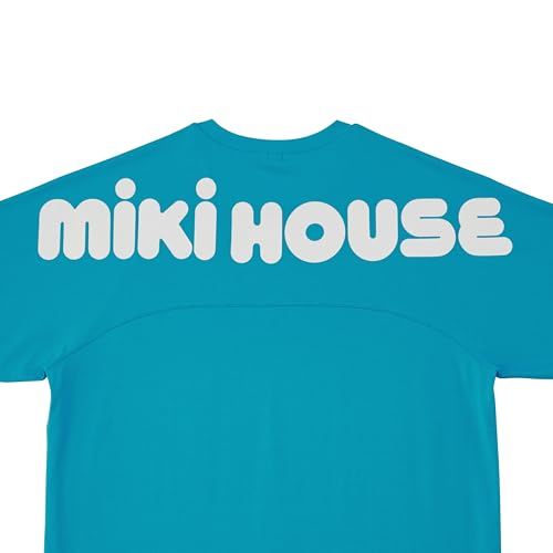 新品 [ミキハウス] WEB限定 バックロゴ半袖Tシャツ 大人用 無地 ロゴ