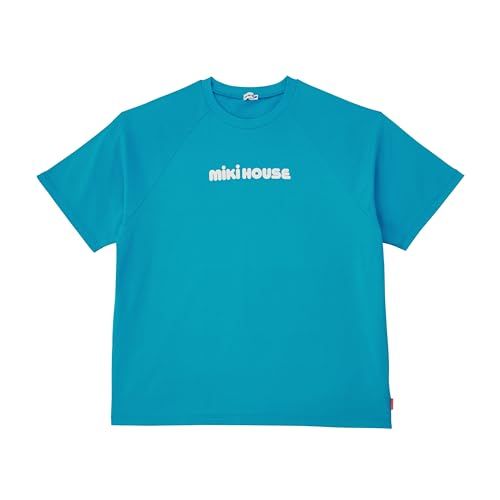 新品 [ミキハウス] WEB限定 バックロゴ半袖Tシャツ 大人用 無地 ロゴ