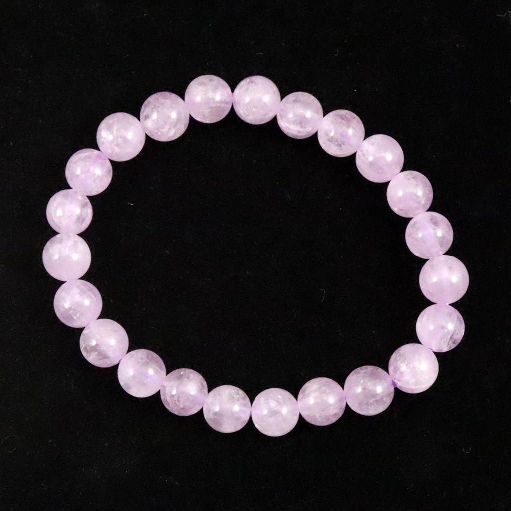 キャッツアイ クンツァイト AA+ 8mm玉ブレスレット 20.3g 【榎本通商