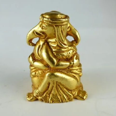 聖天 歓喜天 ガネーシャ（ガナパティー） シャクティ坐像 ヤブユム