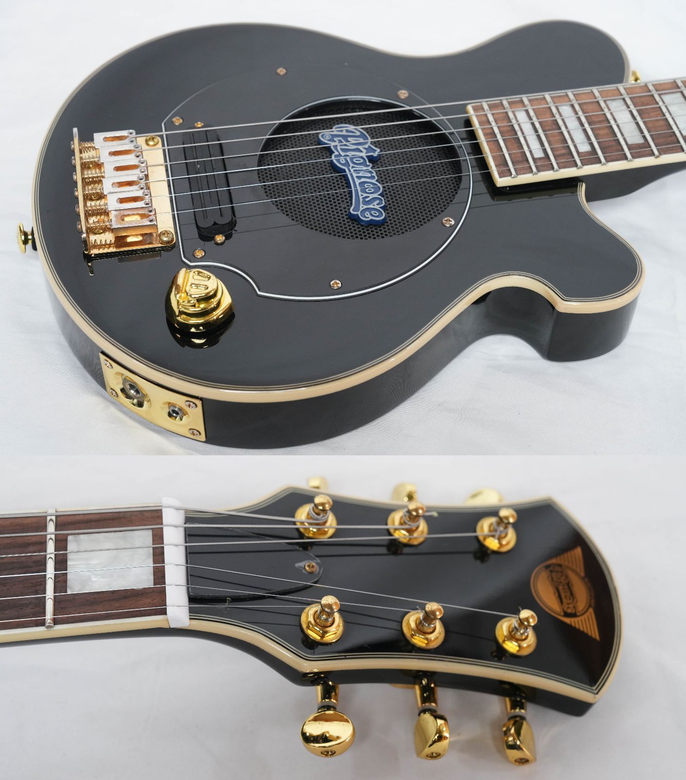 ☆Pignose PGG-259 BK アンプ内蔵ミニギター/トラベルギター 状態良好