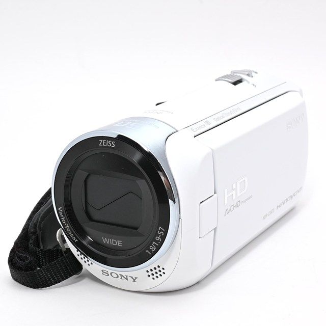 美品＞ SONY Handycam HDR-CX470 W ホワイト｜フルHDビデオカメラ