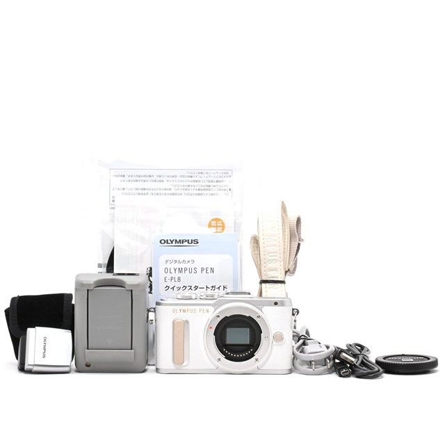 良品＞ OLYMPUS PEN E-PL8 ボディ ホワイト｜ミラーレス一眼カメラ