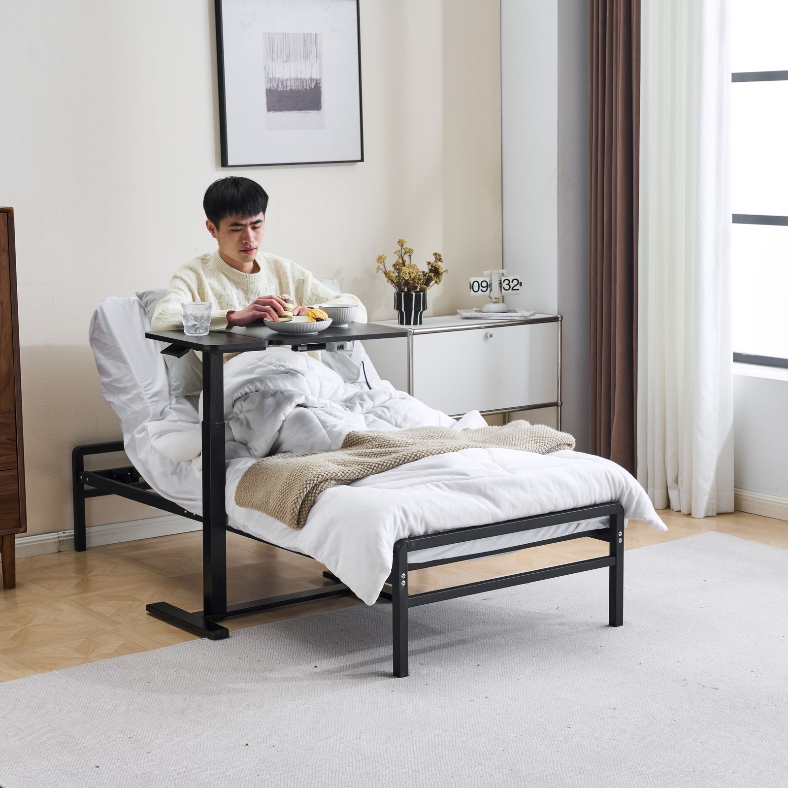 数量限定セール」 S 97*195 電動ベッド 折りたたみベッド 電動