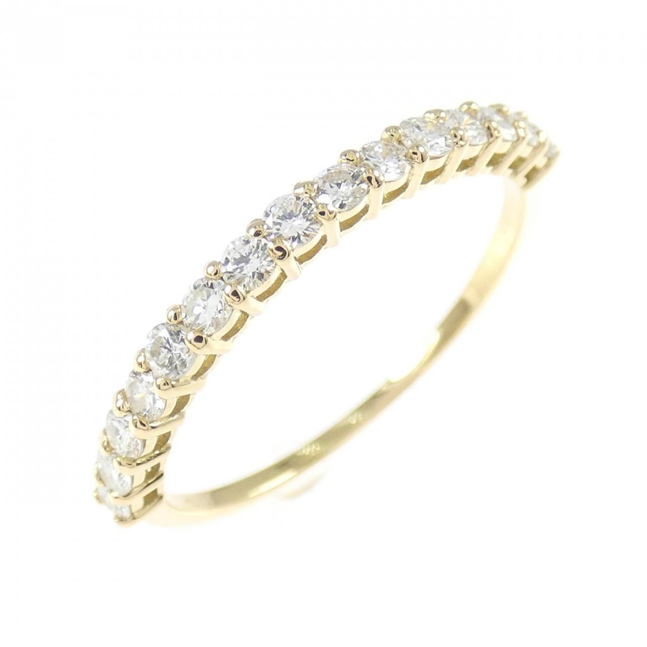 K18YG ハーフエタニティ ダイヤモンド リング 0.30CT - メルカリ